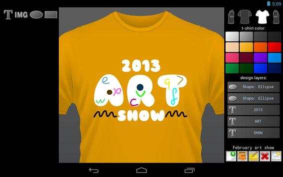 T-shirt Designer 7 تصوير الشاشة