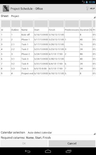Project Schedule - Office screenshot 3