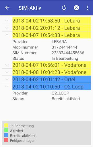 SIM-Aktiv - SIM Karten Aktivierung screenshot 1