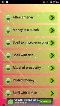 Money spells screenshot 2