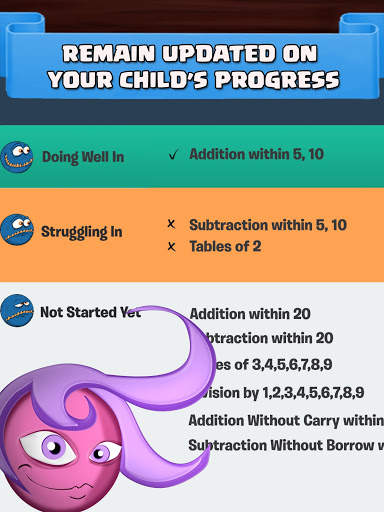 Monster Math - Math facts learning app for kids 10 تصوير الشاشة