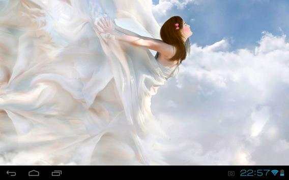 Lovely Angel Live Wallpaper screenshot 1