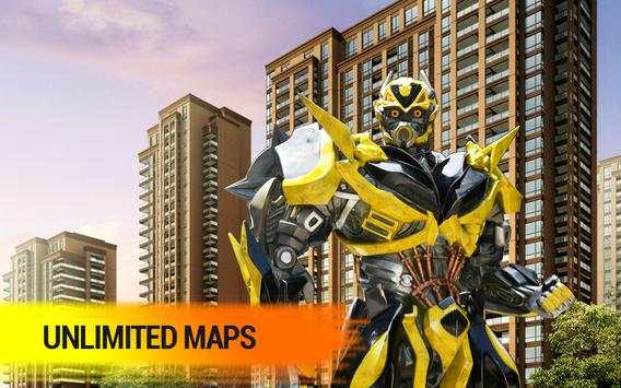 Robot Mobil Futuristik Transform: Robot Hero Fight screenshot 1