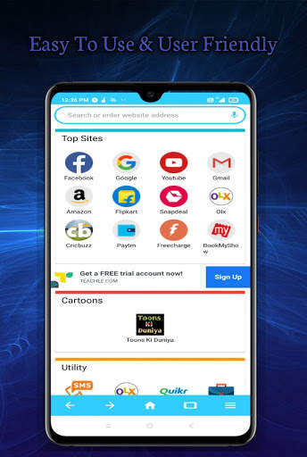 Web Browser Beta Pro-Fastest Browser screenshot 1