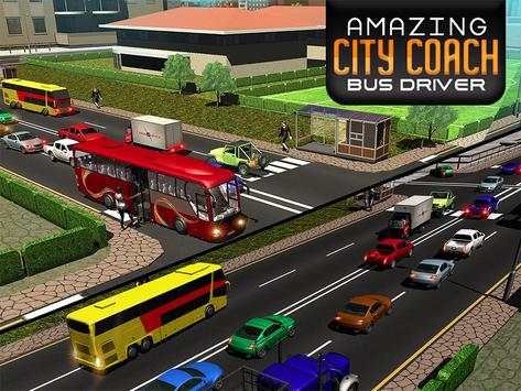 Amazing City Coach Bus Driver screenshot 11