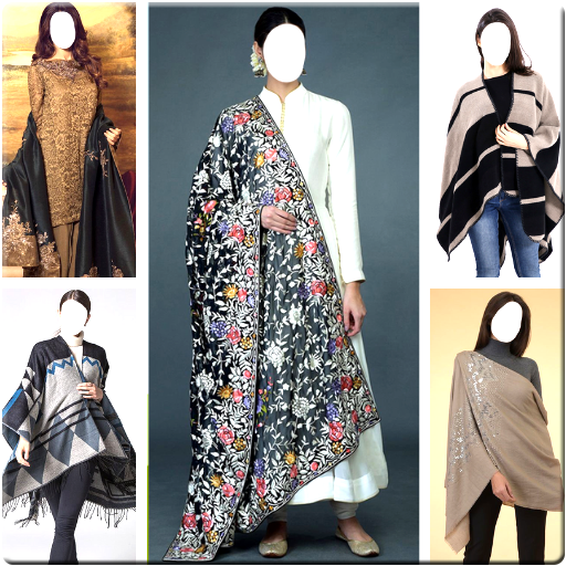 Women Shawl Photo Editor icon