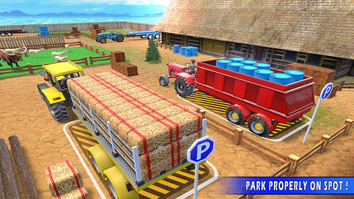 Farm Big Tractor Driving Game screenshot 3