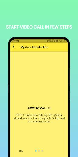 Mystery -An Anonymous Video Calling App 1 تصوير الشاشة
