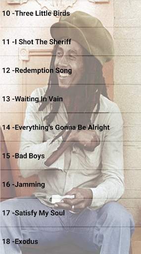 Bob Marley-Best Songs screenshot 1