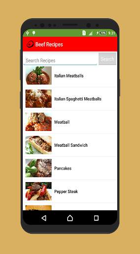 Beef Easy Recipes Offline App screenshot 1