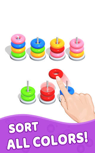 Color Hoop Stack - Sort Puzzle screenshot 9