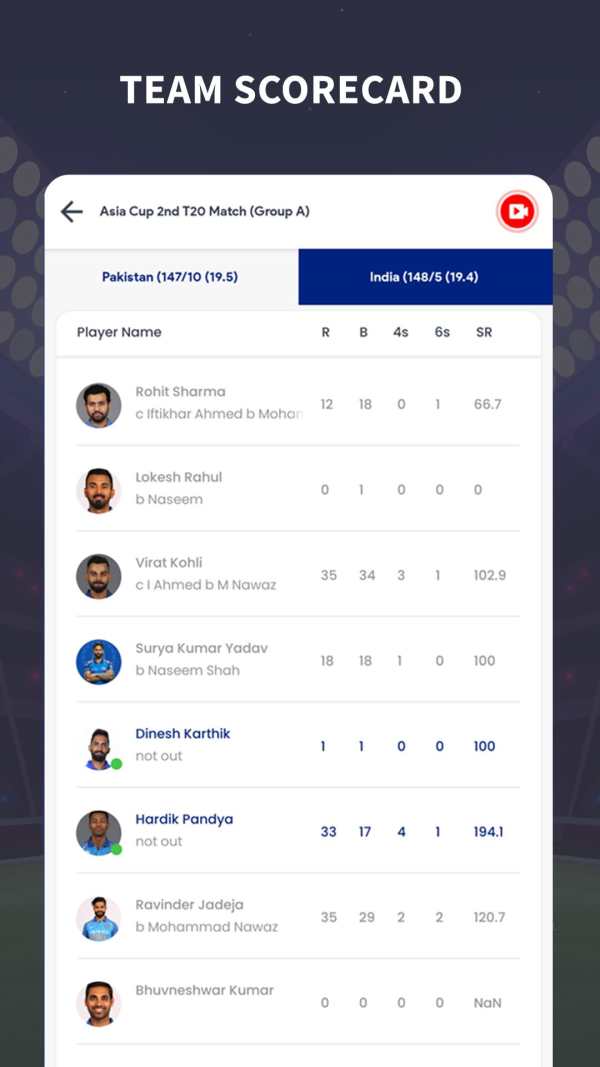 Cricket Live Line 2023 screenshot 5