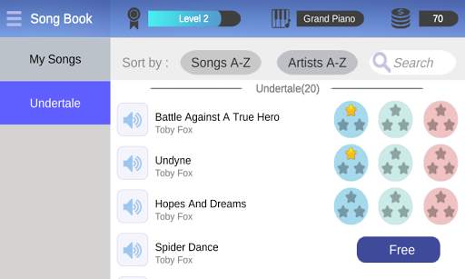 Piano Tap Megalovania screenshot 1