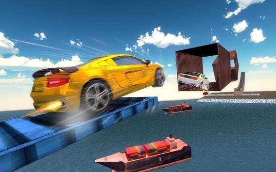 Skydiving Car Racer-Impossible Car Stunts Games 3D screenshot 6