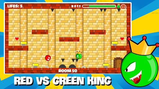 Red Hero Ball vs Green King screenshot 4