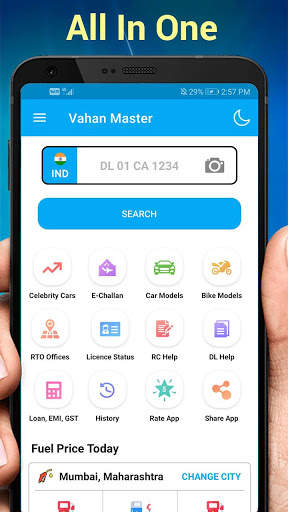 Vahan Master - All Vehicle Information & E challan screenshot 1