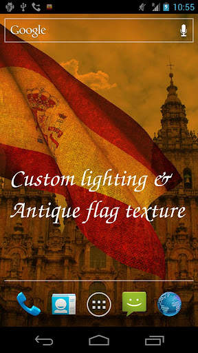 Spain Flag Live Wallpaper screenshot 4