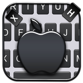 3D Jet Black Apple Theme Keyboard icon