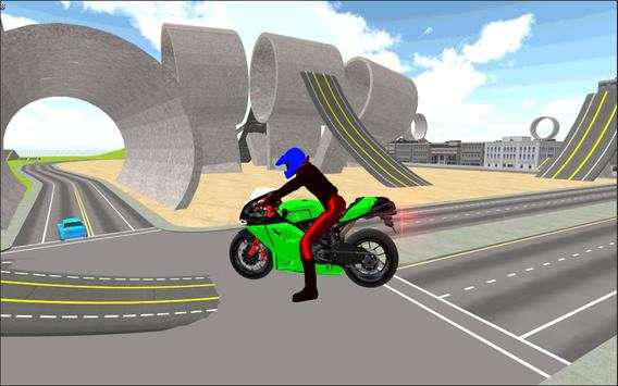 Motorbike Stunt Race 3D screenshot 8