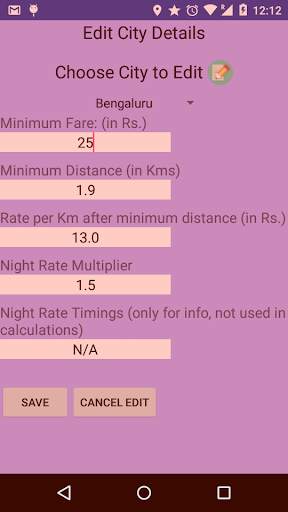 Auto Rickshaw Fare India screenshot 8