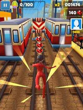 Subway Miraculous Ladybug Game Free screenshot 1