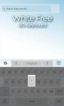 GOKeyboard Crystal White Theme screenshot 6