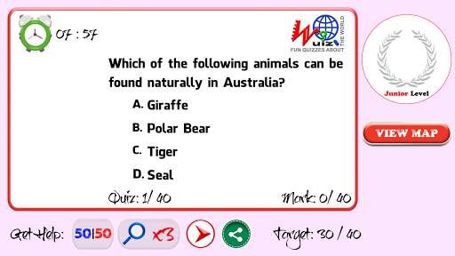 WQuiz - Fun Quizzes About The World screenshot 4