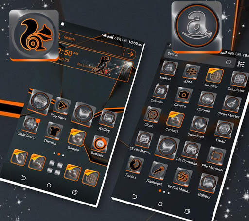 Simple Black Launcher Theme screenshot 3