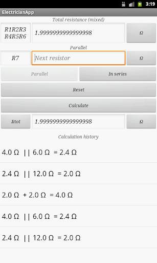 Electrician App 2 تصوير الشاشة