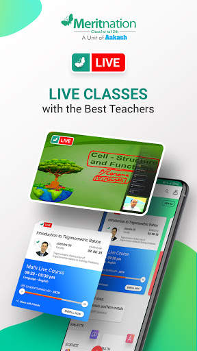Meritnation: CBSE, ICSE & more (Free Live Classes) screenshot 1