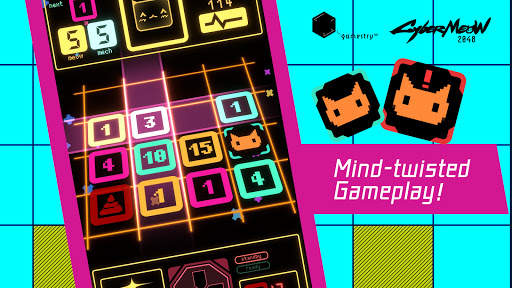CyberMeow 2048 - Cyberpunk Slide & Merge Puzzle 3 تصوير الشاشة