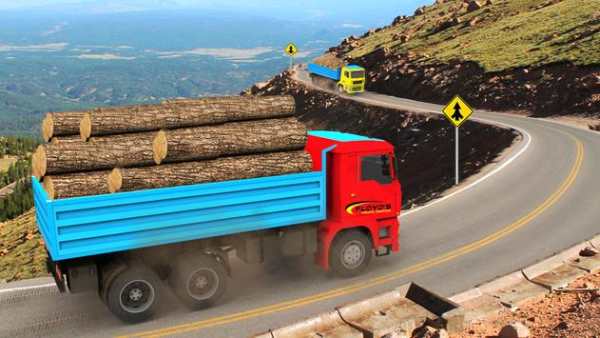 Heavy Duty Cargo Truck Driving Game screenshot 2