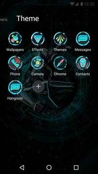 Blue Tech Theme for Android Free screenshot 3