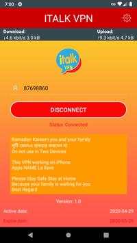 Italk VPN screenshot 4