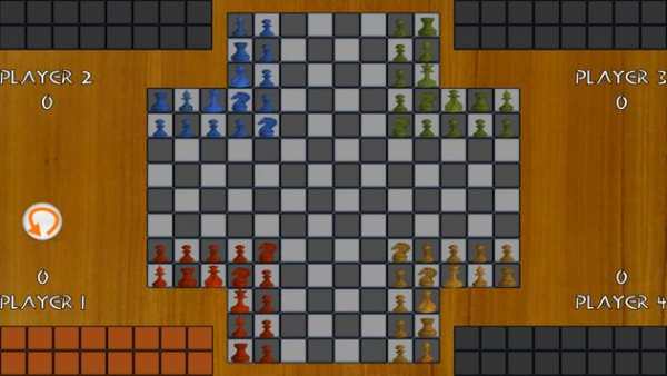 Free 4 Player Chess скриншот 2