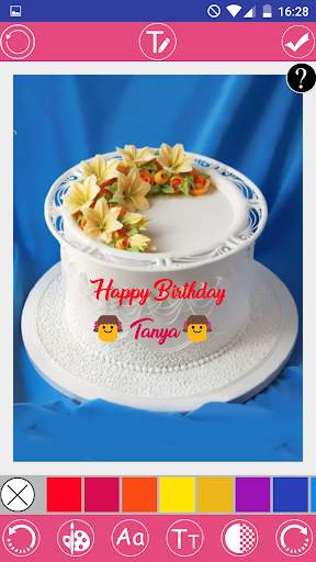 Write Name on Birthday Cake скриншот 2