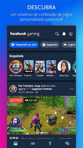 Facebook Gaming: para assistir, jogar e conectar screenshot 1