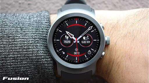 Fusion Watch Face & Clock Live Wallpaper 10 تصوير الشاشة