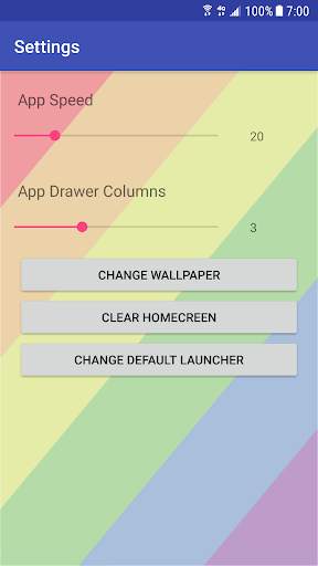 Rainbow Launcher screenshot 3