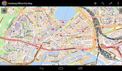 Hamburg Offline City Map screenshot 9
