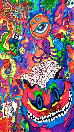 Psychedelic Wallpapers HD 4K 5 تصوير الشاشة