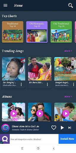 Fagunkoyel - Santali Music Player screenshot 1