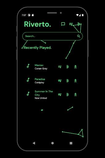 Riverto: Music Streaming and Downlaod 1 تصوير الشاشة