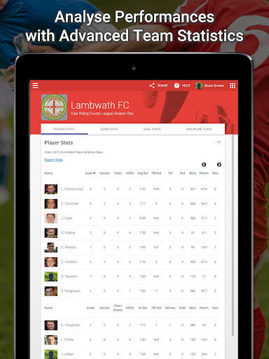 TeamStats - football coach app screenshot 10