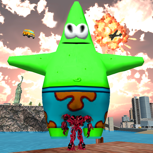 Monster Star VS Robot Fly Car icon