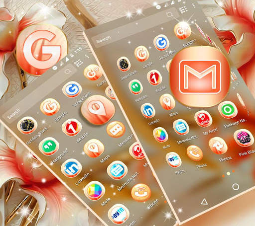 Rose Light Launcher Theme screenshot 2