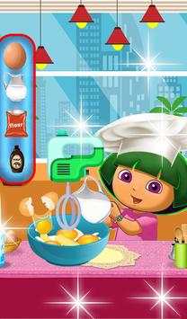 Hot Cooking Dora Cake-Crazy Kitchen Game screenshot 7