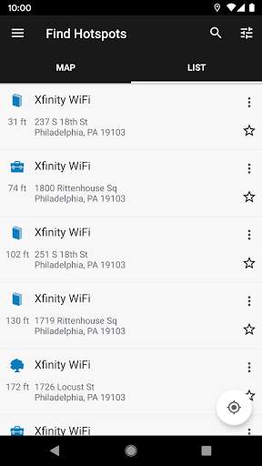 Xfinity WiFi Hotspots скриншот 4