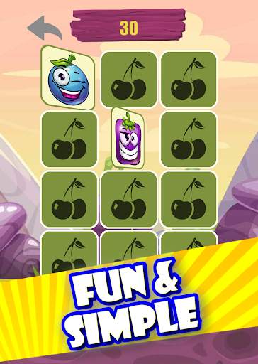 Funny Fruits Memory Game screenshot 3