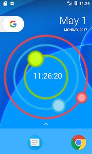 Clock Neon Live Wallpaper screenshot 2